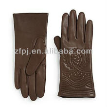 Tibet Stil Stickerei Handschuhe Leder Handschuh